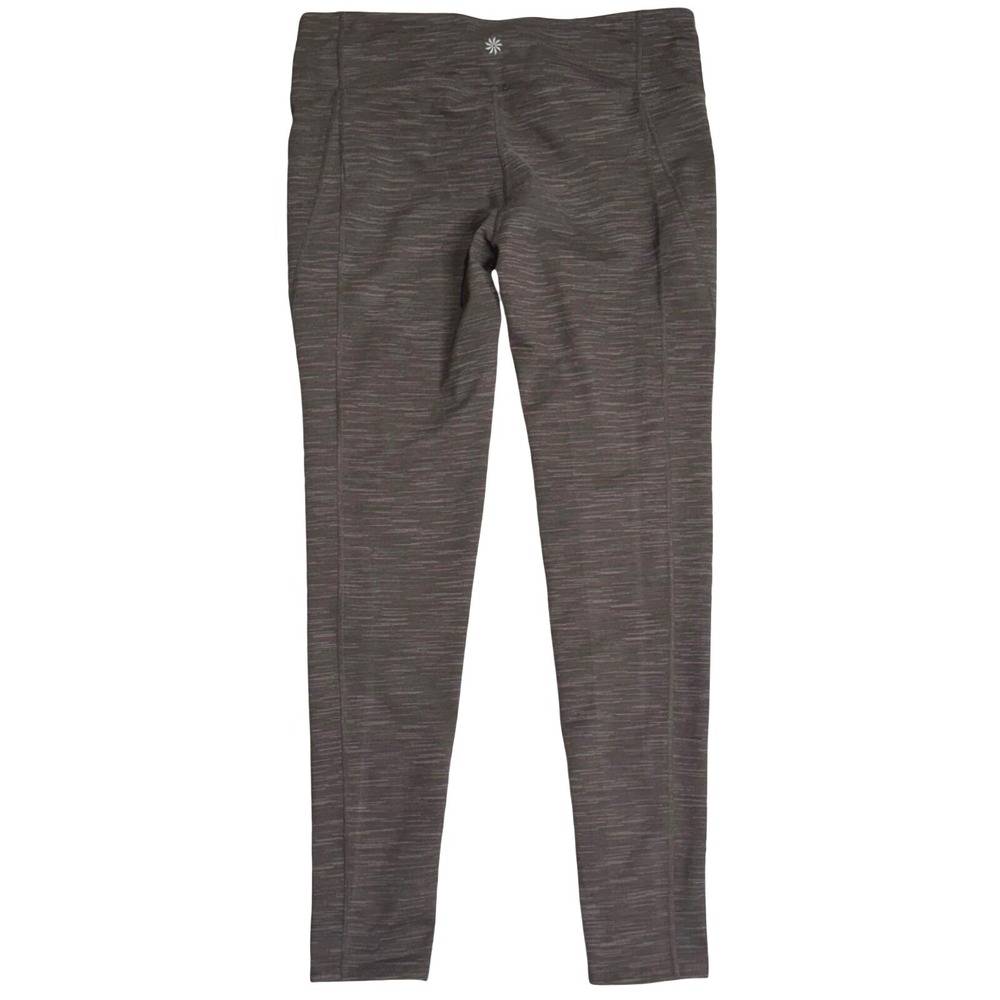 Athleta Brown Space Dye High Waisted‎ Leggings XLT Tall Performance Tights
